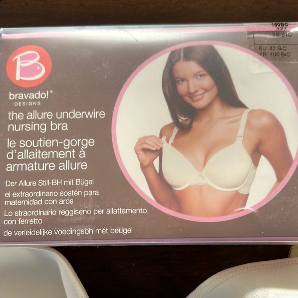 Bravado White Lace Detail Bra Intimates & Sleepwear